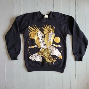NWOT Vintage Deadstock Metallic Eagle Sweatshirt
